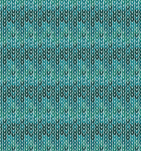 Collection Ours et Bonheur -Texture de Tricot -Aqua  -100% Coton-21240407-02