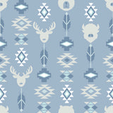 Fleece and Flannel 2025 Catalog-Wildlife Totem-Blue-Cotton Flannel-21240601B-03