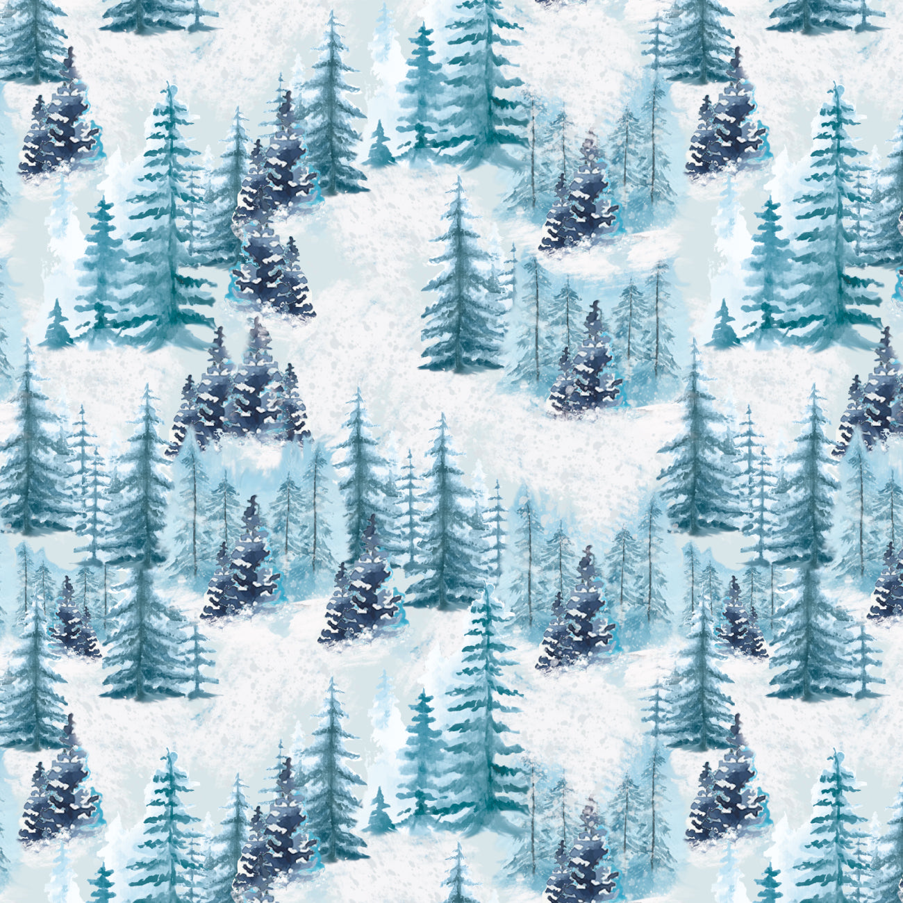 Collection Pays Hivernale-Forêt Hivernale-Bleu Pâle 21240604-01