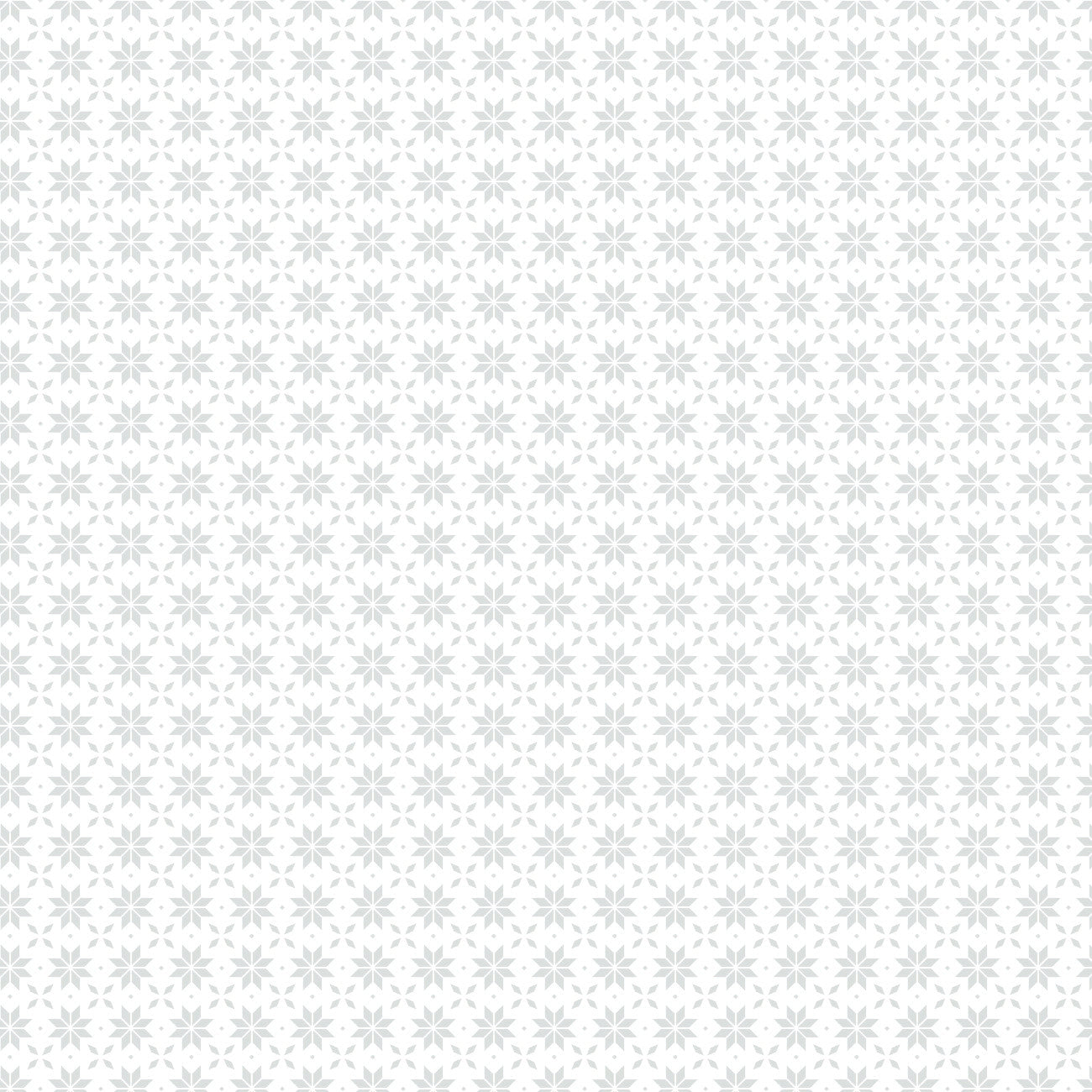 Winter Land Collection-Snowflake Geo Fair Isle-White-21240608-01