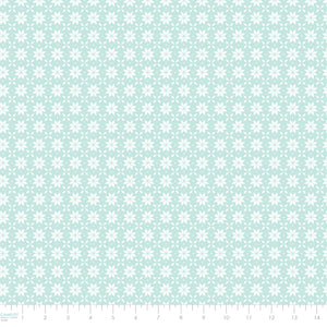 Winter Land Collection-Snowflake Geo Fair Isle-Light Aqua-21240608-03