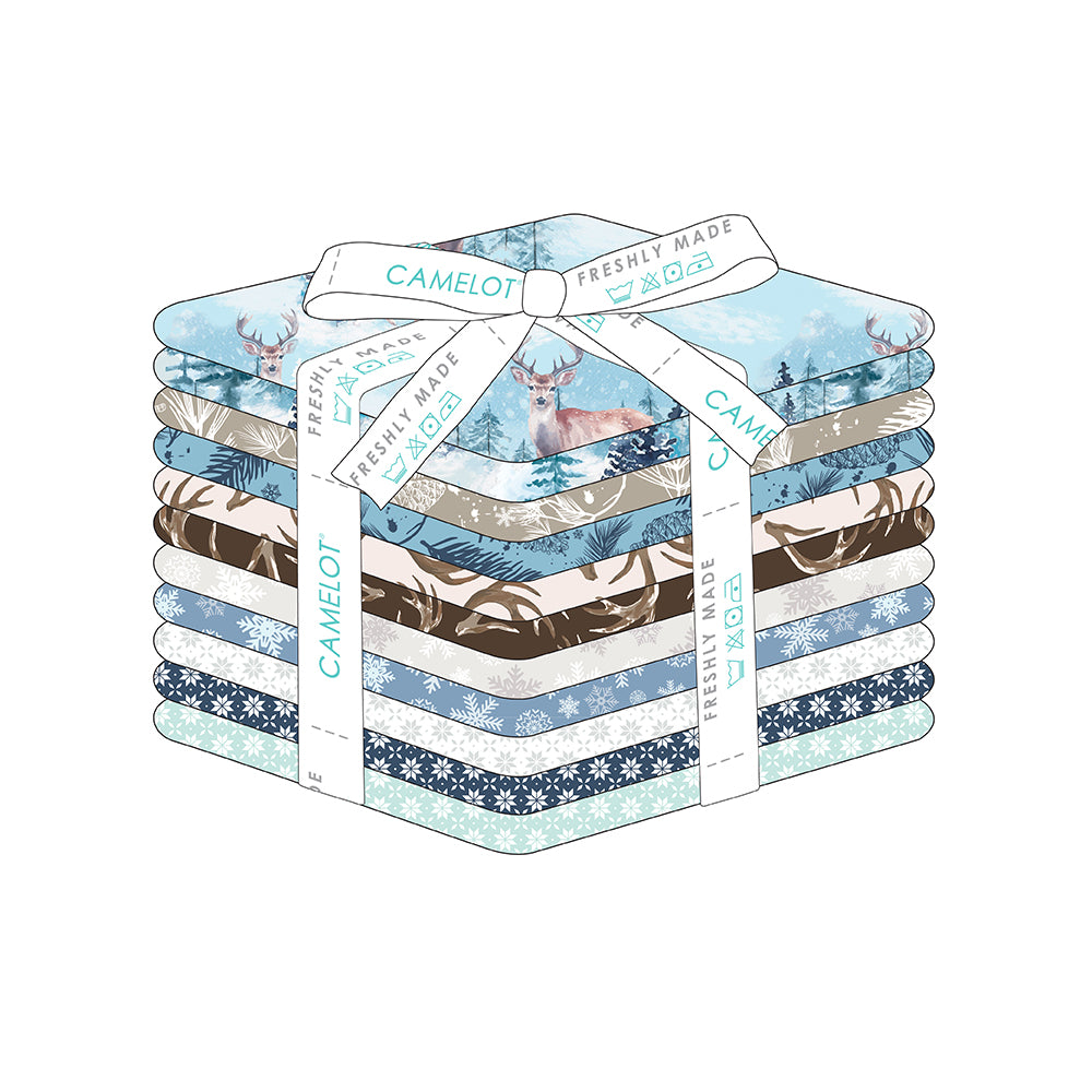 Winter Land Collection Fat Quarter Bundle (11 pieces)-Multi-21240608FQB