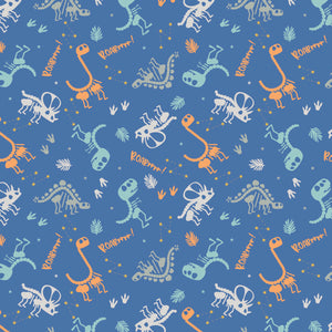 Fleece and Flannel 2025 Catalog-Dino Dreams-Blue-Cotton Flannel-21240701B-04