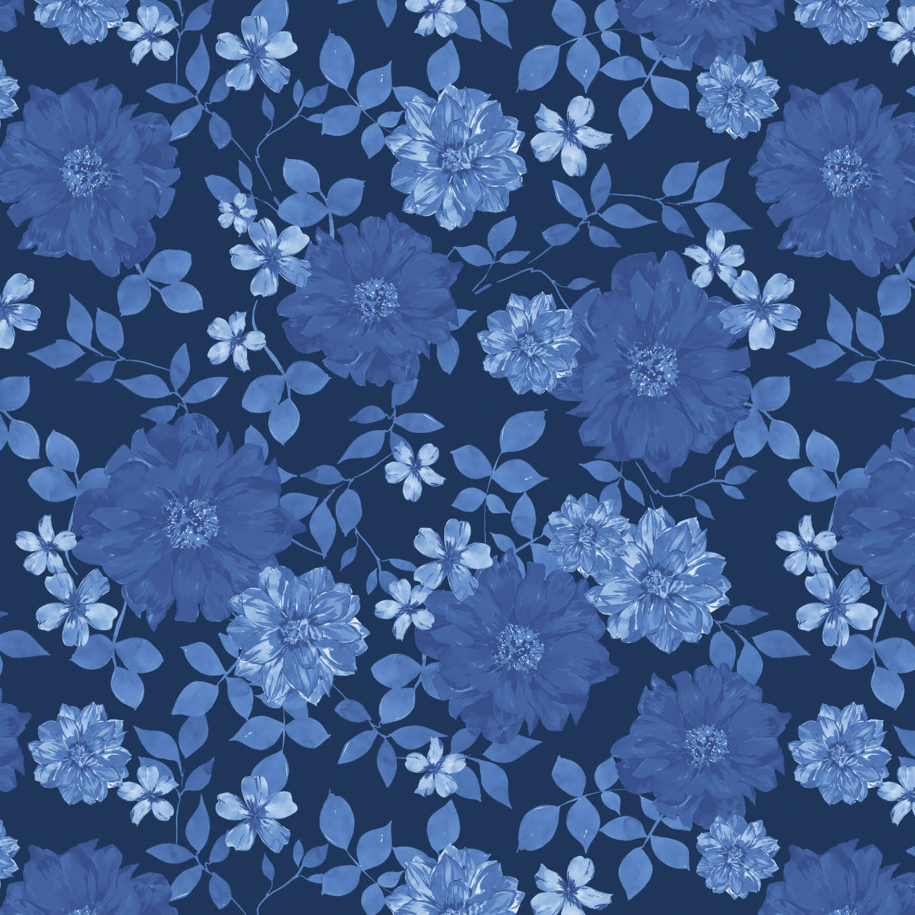 Collection Céleste-Paradis Floral-21240803-04-Bleu Marine