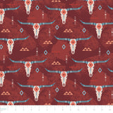 Spirit Peaks Collection-Wild Bulls-Rust-100% Cotton-21250202-01