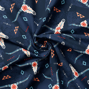 Spirit Peaks Collection-Wild Bulls-Navy-100% Cotton-21250202-02