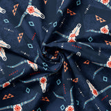 Spirit Peaks Collection-Wild Bulls-Navy-100% Cotton-21250202-02