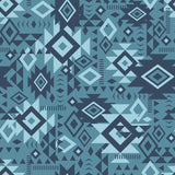 Spirit Peaks Collection-Aztec Geo Grid-Denim-100% Cotton-21250203-04