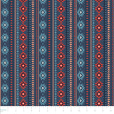 Spirit Peaks Collection-Desert Geo Stripe-Multi-100% Cotton-21250204-01
