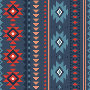 Spirit Peaks Collection-Desert Geo Stripe-Multi-100% Cotton-21250204-01