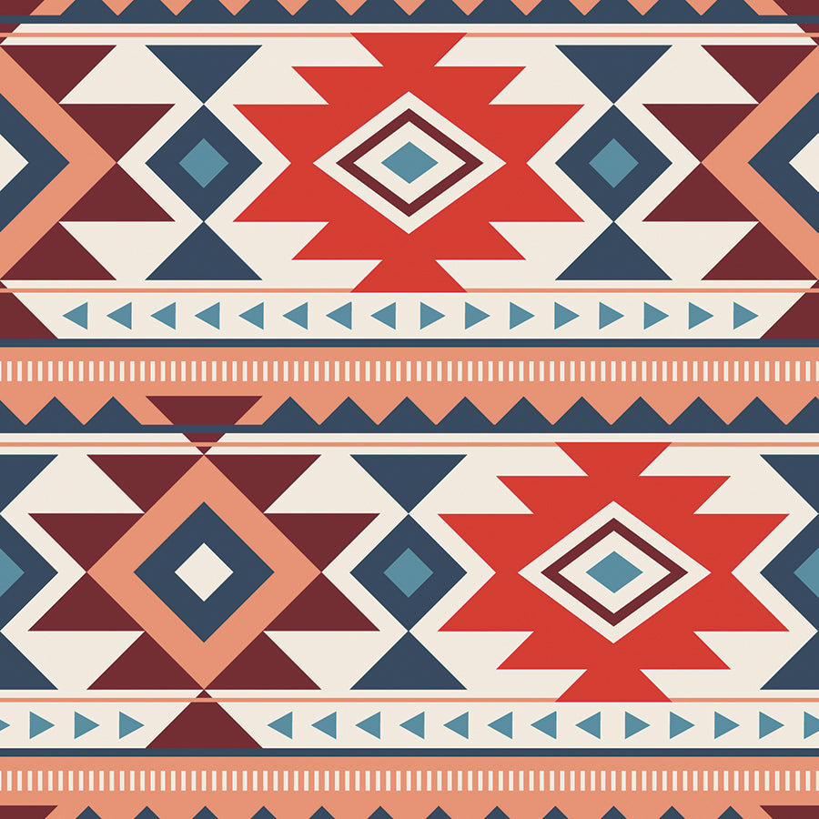 Spirit Peaks Collection-Horizon Geo Stripe-Multi-100% Cotton-21250205-01