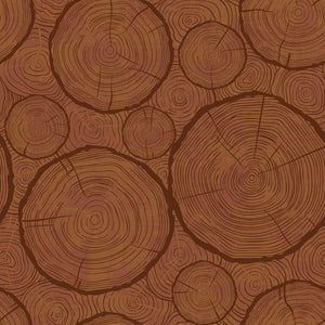 Wanderer of the Woods Collection-Wood Grain-Brown-100% Cotton-21250302-01