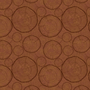 Wanderer of the Woods Collection-Wood Grain-Brown-100% Cotton-21250302-01