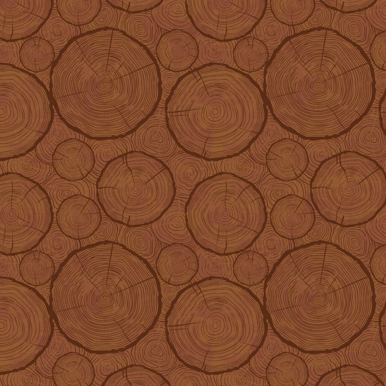 Wanderer of the Woods Collection-Wood Grain-Brown-100% Cotton-21250302-01