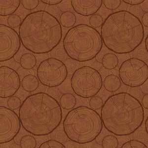 Wanderer of the Woods Collection-Wood Grain-Brown-100% Cotton-21250302-01