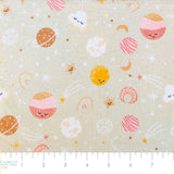 Catalogue Molleton et Flannelle 2026  Amis de l'espace- Rose  Flanelle de coton-21250701B-01