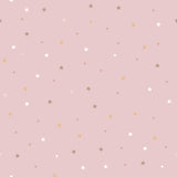 To The Moon Collection-Play Among Stars-Quilting Cotton-Pink -21250702-01