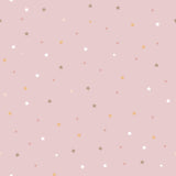 To The Moon Collection-Play Among Stars-Quilting Cotton-Pink -21250702-01