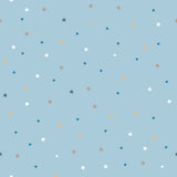 To The Moon Collection-Play Among Stars-Quilting Cotton-Blue -21250702-04