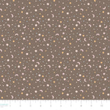 To The Moon Collection-Fly To The Moon-Quilting Cotton-Brown -21250703-01