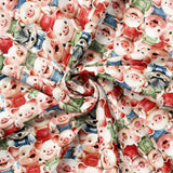 Three Little Pigs Collection-Packed Piggies and Wolf-Quilting Cotton- Multi -21250804-01