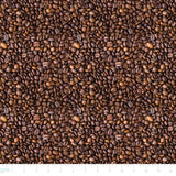 The Golden Roast Collection-Photoreal Coffee Beans-Quilting Cotton- Brown-21250901-01