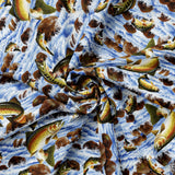 Cabin Creek Collection-River Fish-Quilting Cotton-21251003-01