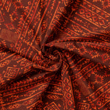 Cabin Creek Collection-Rugged Geo-Quilting Cotton-Rust -21251006-01
