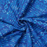 Cabin Creek Collection-Rugged Geo-Quilting Cotton-Blue -21251006-03