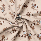 Racing Bears Collection-Race Champions-Quilting Cotton- Beige-21251401-02