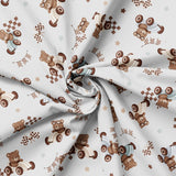 Racing Bears Collection-Race Champions-Quilting Cotton- Grey -21251401-03
