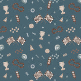 Racing Bears Collection-Grand Prize-Quilting Cotton- Blue -21251403-02