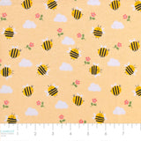 Fleece and Flannel 2026 Catalog-Bumble Bees-Cotton Flannel-21251501B-03