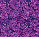 Chromatic Roar Collection-Brush Paint Stroke Floral-Purple-100% Cotton-21260102-03
