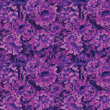 Chromatic Roar Collection-Brush Paint Stroke Floral-Purple-100% Cotton-21260102-03