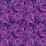 Chromatic Roar Collection-Brush Paint Stroke Floral-Purple-100% Cotton-21260102-03