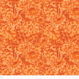 Chromatic Roar Collection-Brush Paint Stroke Floral-Orange-100% Cotton-21260102-04