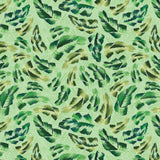Chromatic Roar Collection-Brush Stroke Leaves-Green-100% Cotton-21260103-03