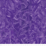 Collection Rugissement Chromatique-Abstrait Coup de Pinceau-Mauve--100% Coton-21260104-03