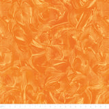 Collection Rugissement Chromatique-Abstrait Coup de Pinceau-Orange-100% Coton-21260104-04