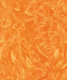 Collection Rugissement Chromatique-Abstrait Coup de Pinceau-Orange-100% Coton-21260104-04