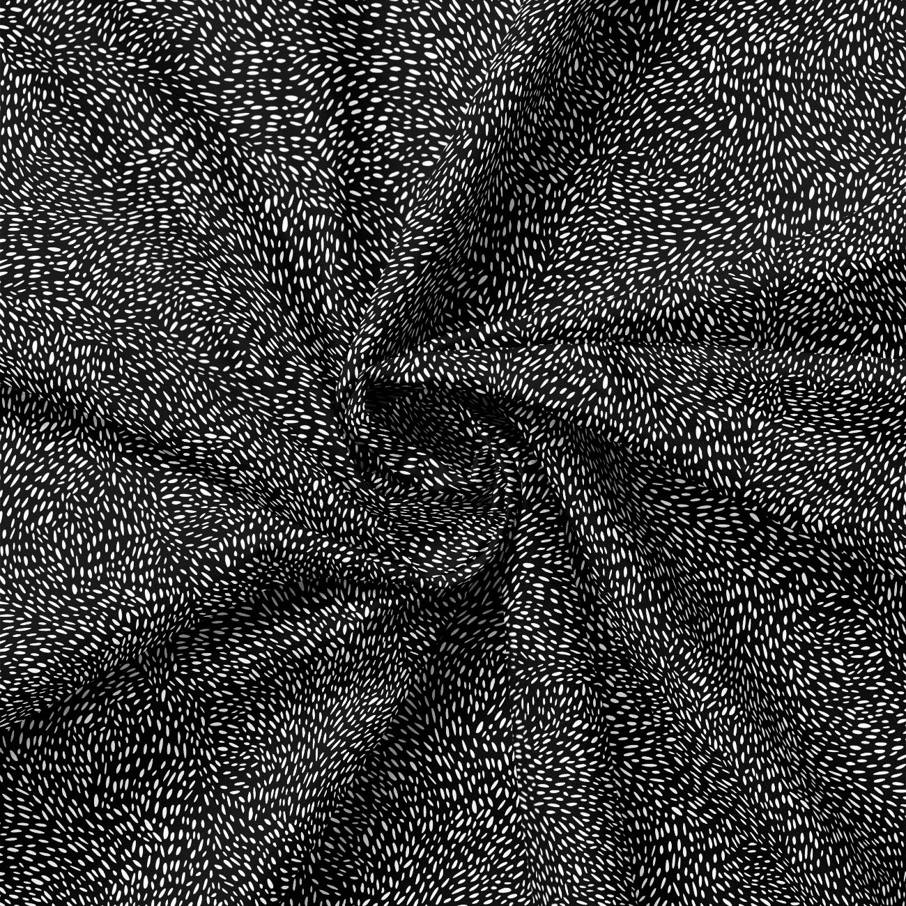 Monarch Gardens-Hedgerow-Black-White-100% Cotton-2152-0200