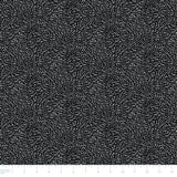 Monarch Gardens-Hedgerow-Black-White-100% Cotton-2152-0200