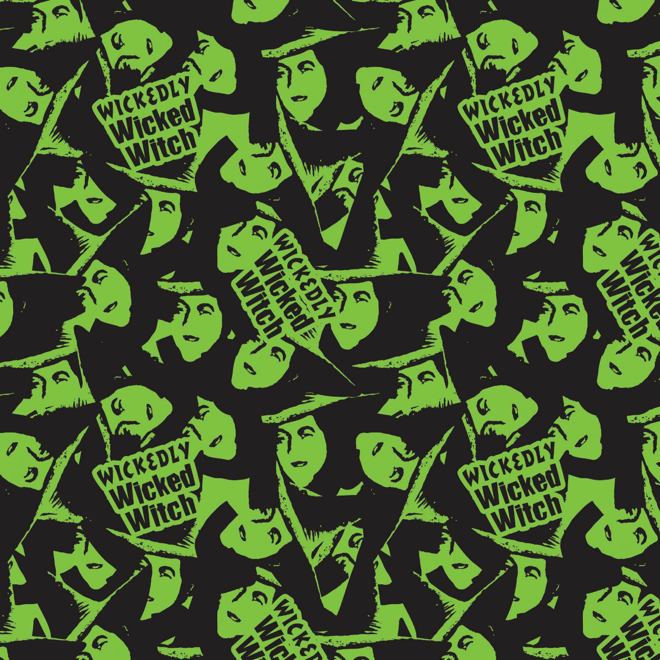 Wizard of Oz - Pink Goes Good With Green Collection-Wickedly Wicked Witch-Black-100% Cotton-23180404-01