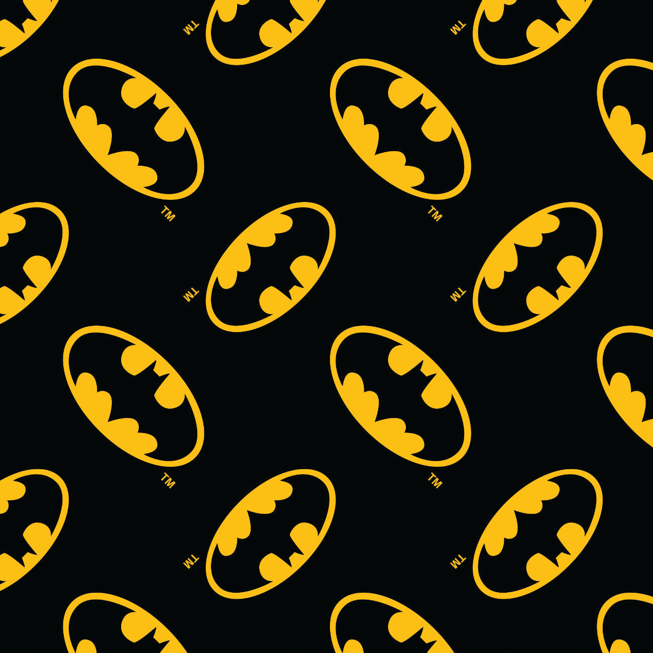 Batman Logo  - Tossed - 100%Cotton - 44/45