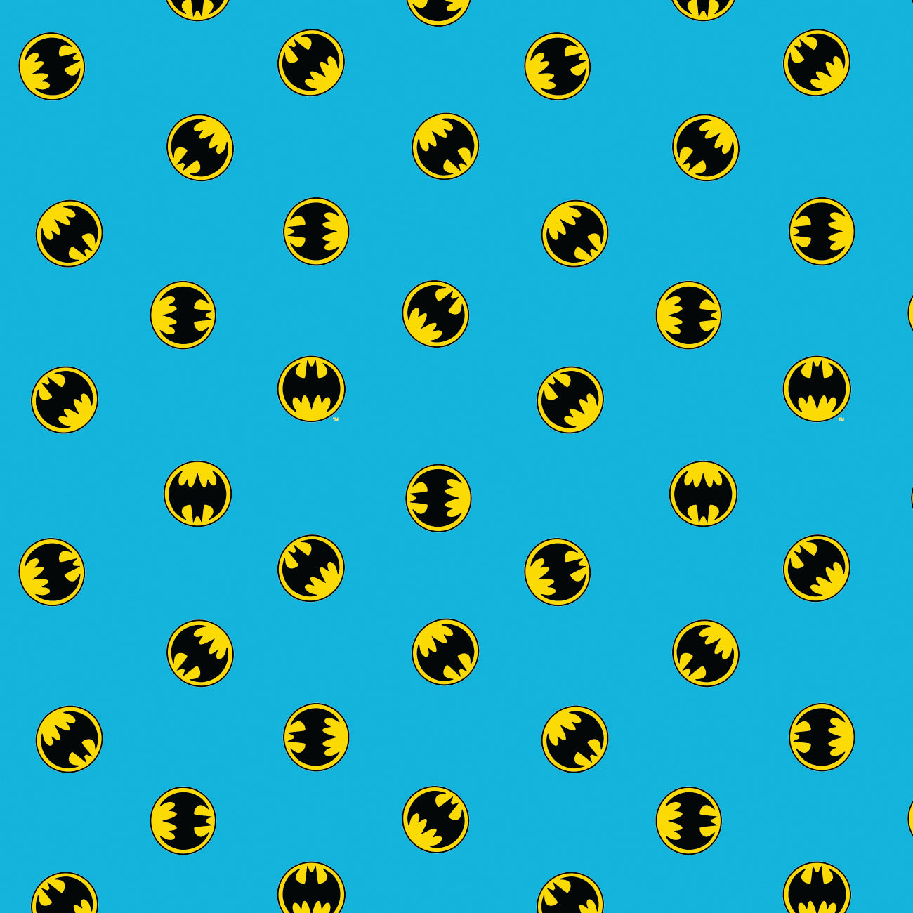 Logo Batman - Coton 2yd Precouper - 23200124YC2AMZ2 BLEU