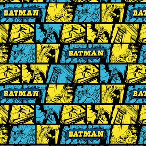 DC Batman Collection III-Action Comic Strips-Multi-100% Cotton-23200422-03