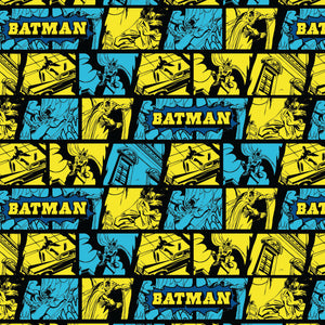 DC Batman Collection III-Action Comic Strips-Multi-100% Cotton-23200422-03