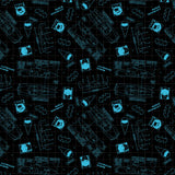 DC Batman Collection III-Gotham City Grid-Black-100% Cotton-23200423-02