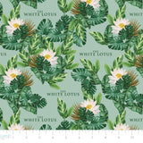 The White Lotus Collection-The White Lotus-TWL Maui Lotus-Quilting Cotton-23270101-01